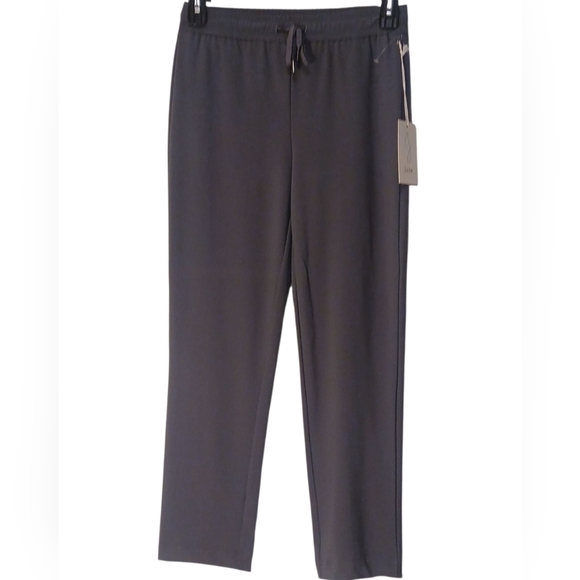 Joie - Gray Cropped Pants With Drawstring, Size XS, Machine Washable, Streach - Picture 6 of 8